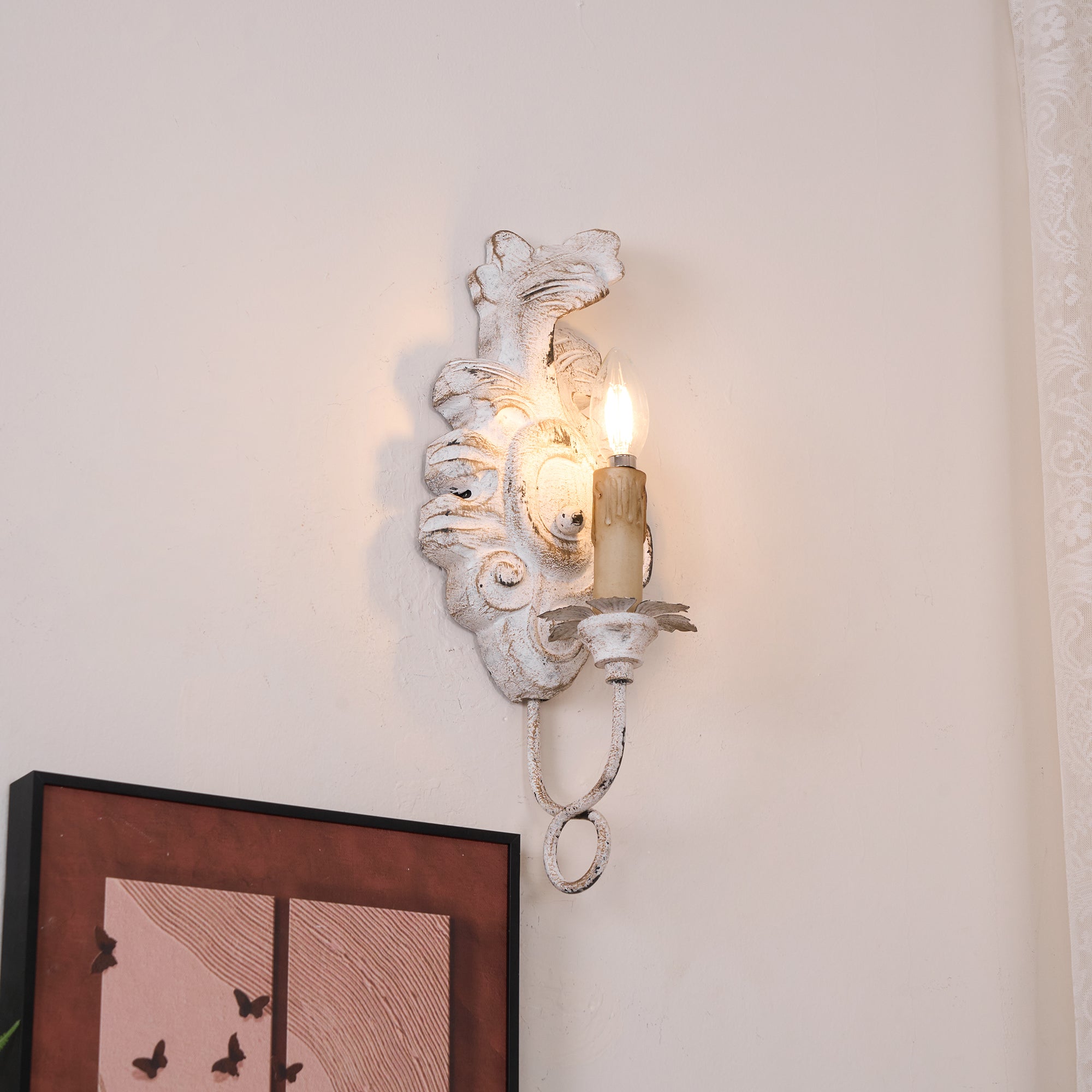 Applique da parete vintage Rasolere