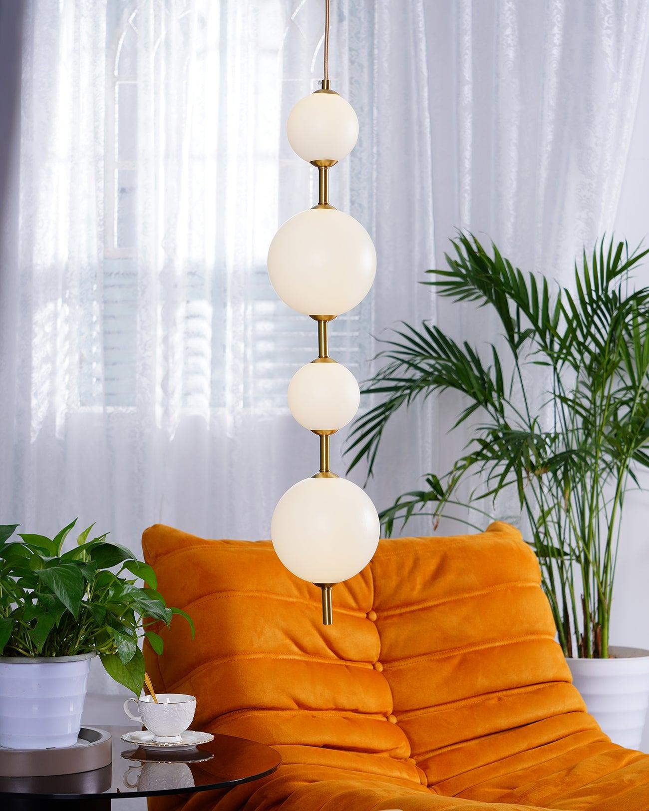 Lampada a sospensione globo Perdorala