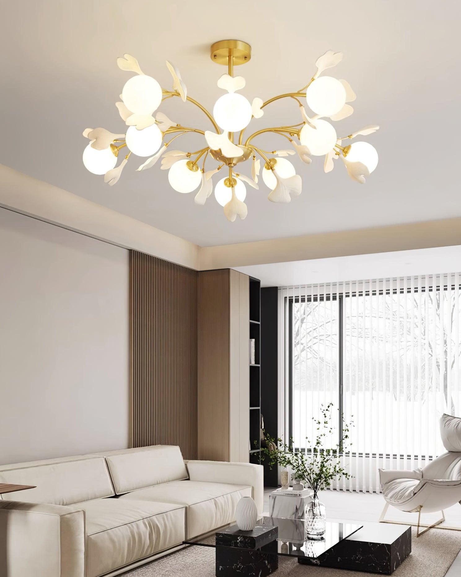 Lampadario Ginkgo Leiva