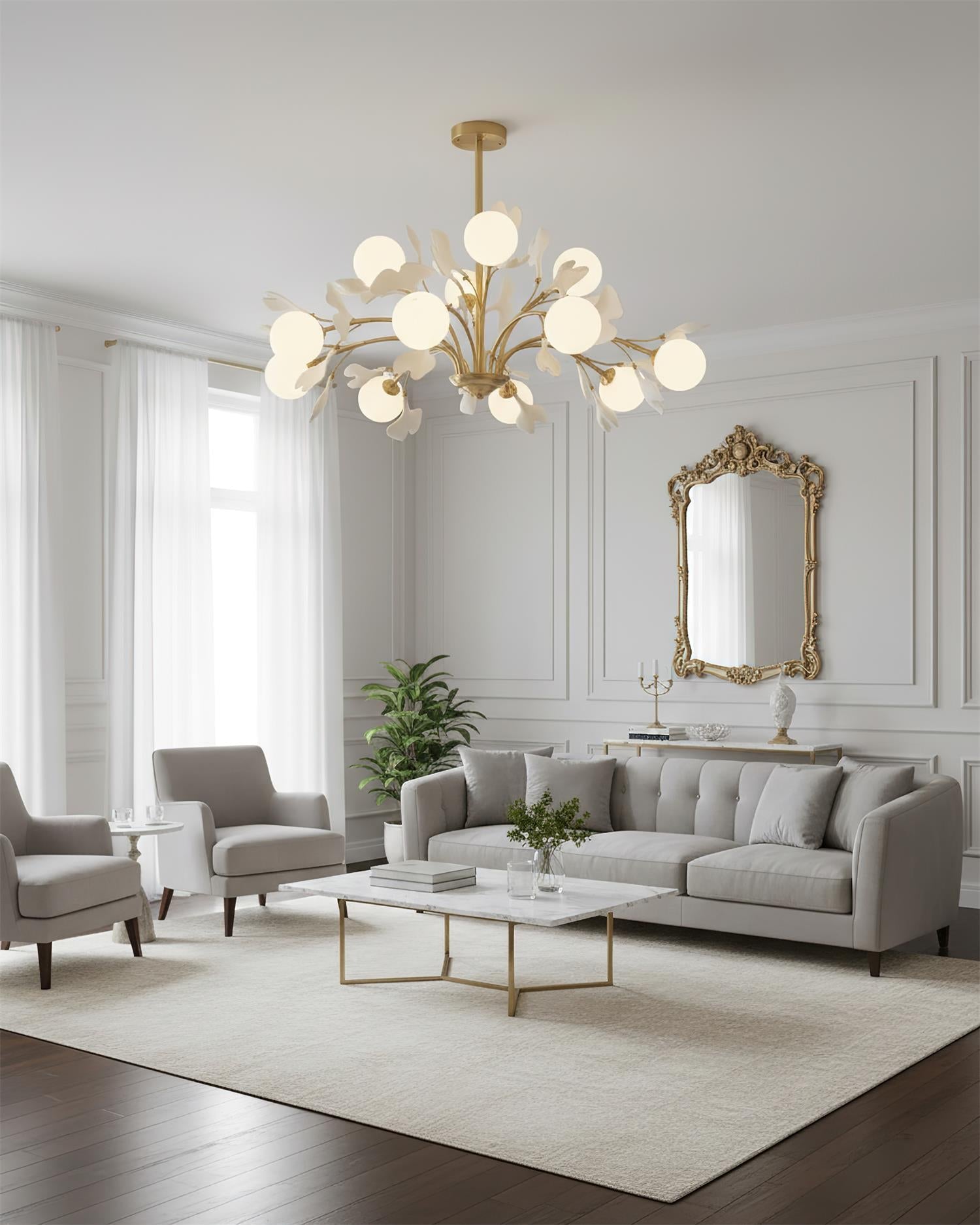 Lampadario Ginkgo Leiva
