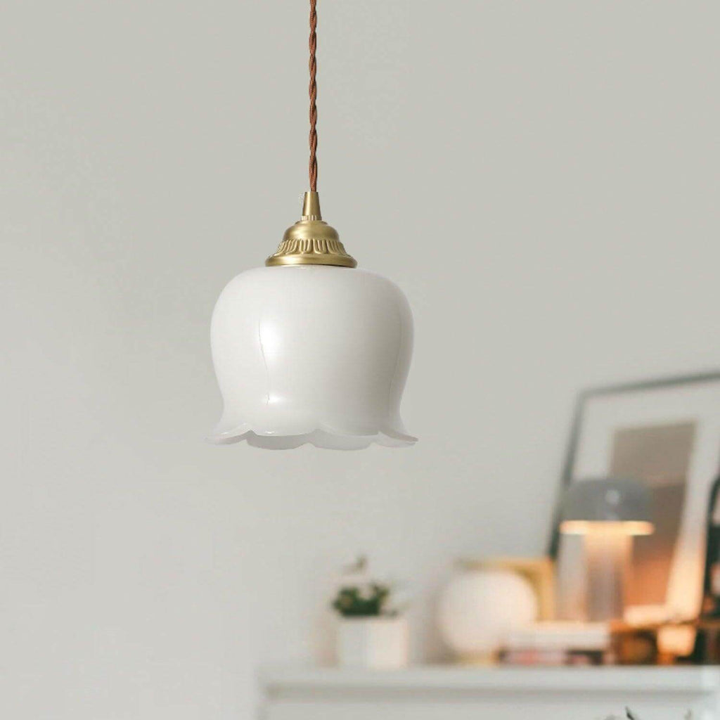 Lampada a sospensione floreale Solcira