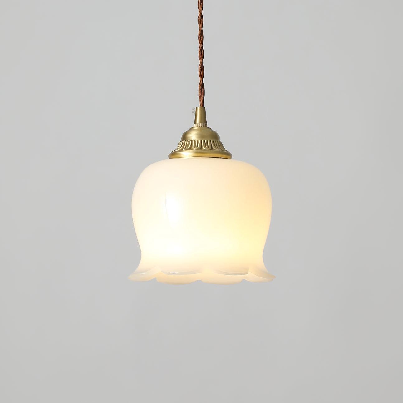 Lampada a sospensione floreale Solcira