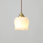 Lampada a sospensione floreale Solcira