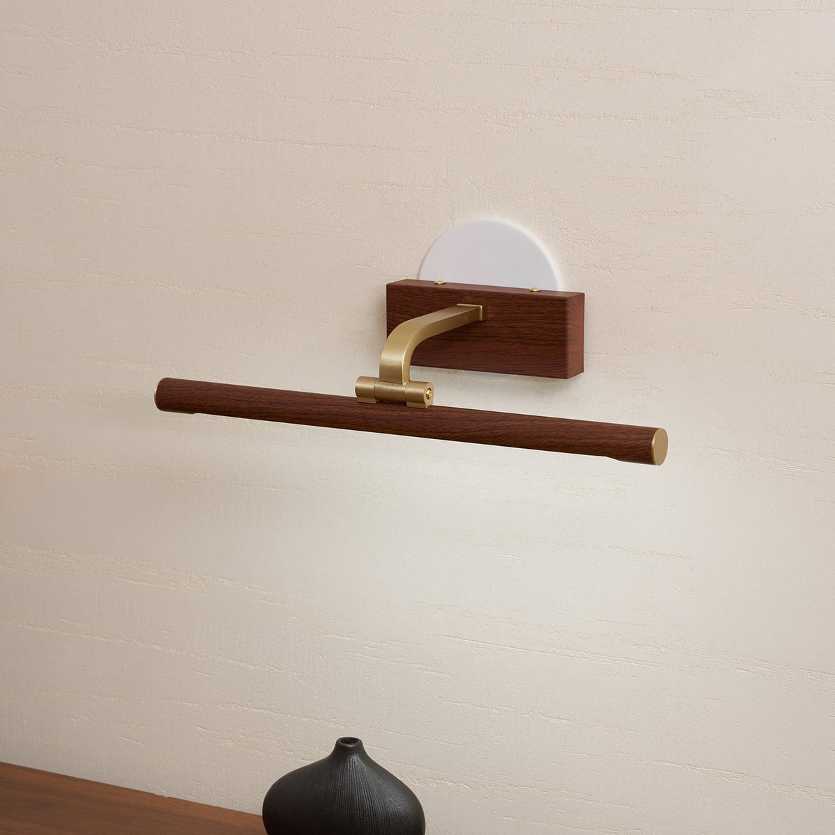 Walnut Color Linear LED Wall Light – detail 37