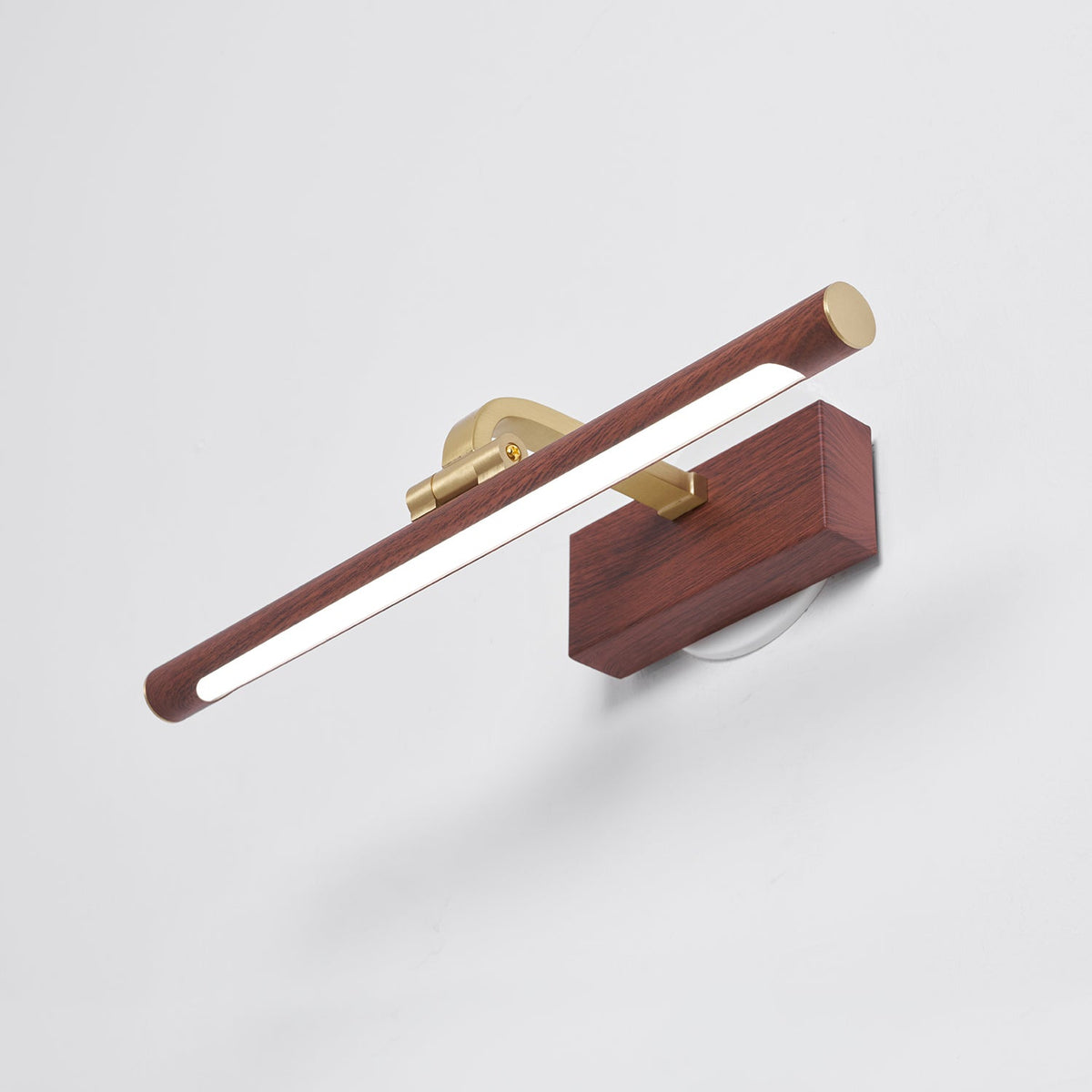 Walnut Color Linear LED Wall Light - Vakkerlight