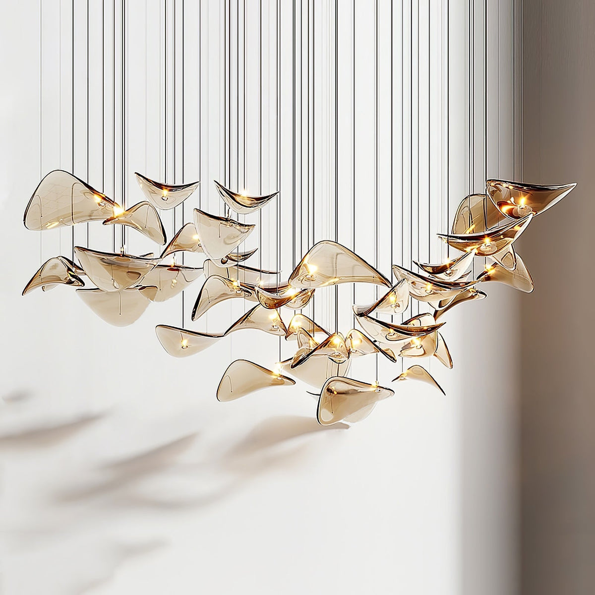 Wave Floating Leaf Chandelier – detail 24
