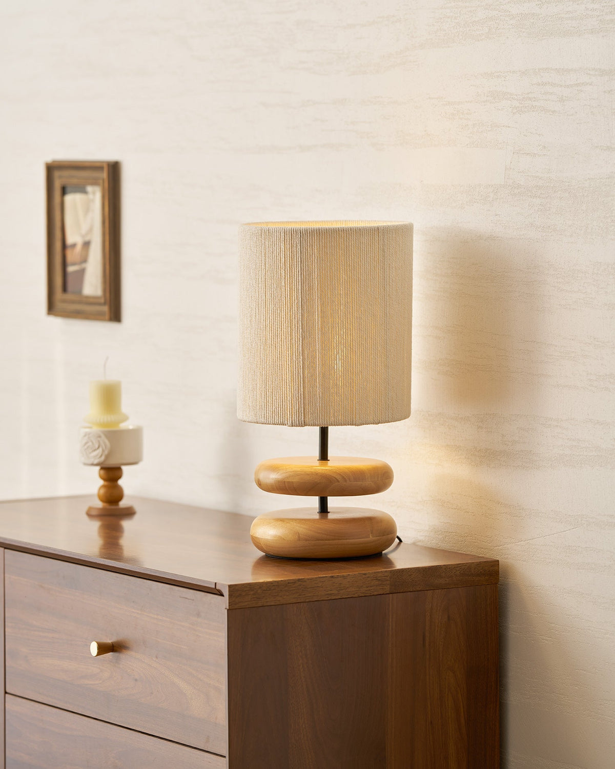 Wooden Modern Bedroom Table Lamp – detail 32