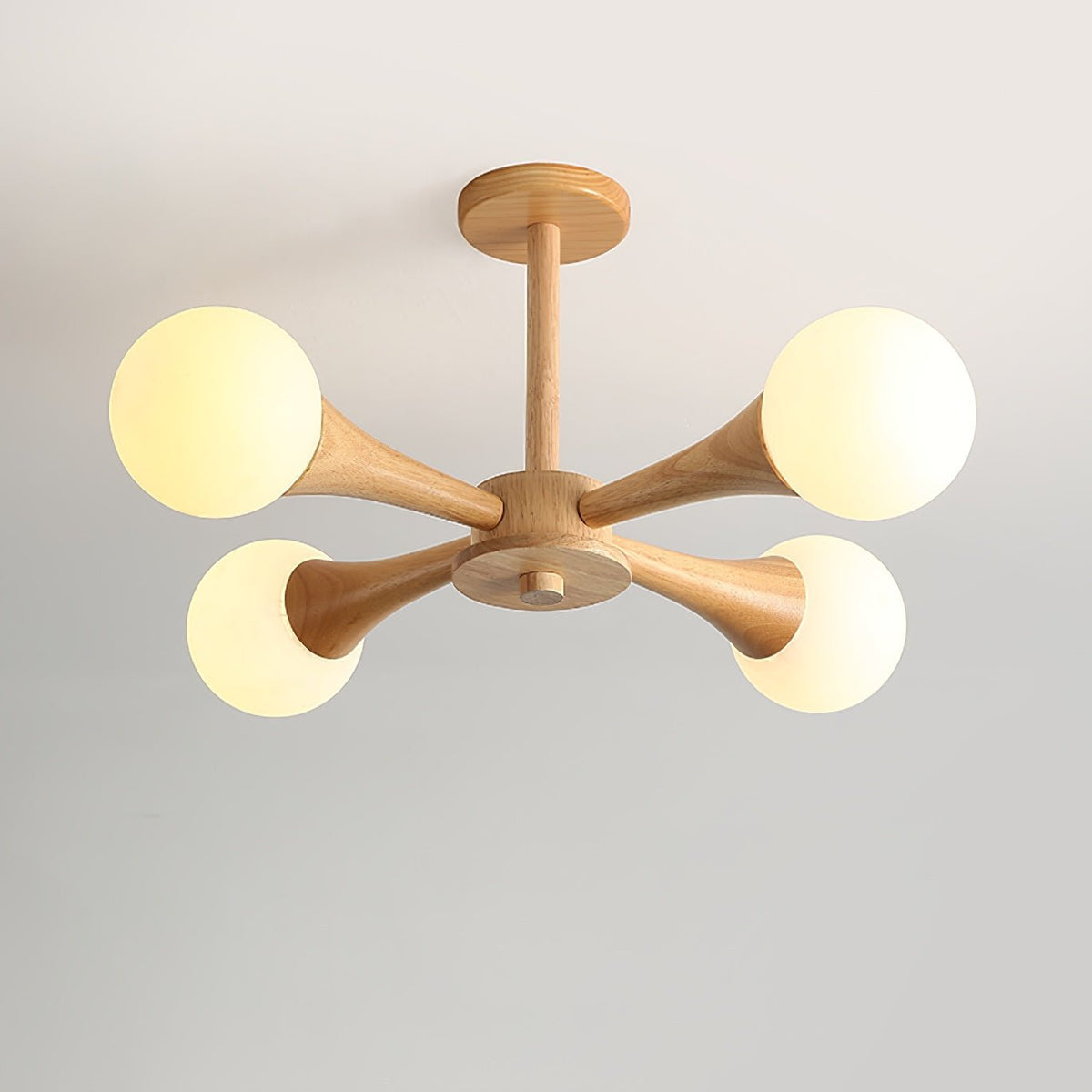 Wooden Nera Chandelier – detail 17