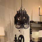 Lampadario rotondo Elanori