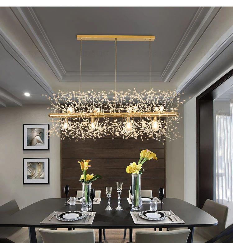 Crystal Dandelion Chandelier – detail 18