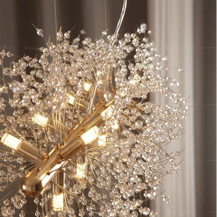 Crystal Dandelion Chandelier – detail 23