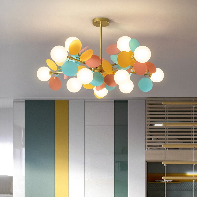 Lampadario floreale Orlonia