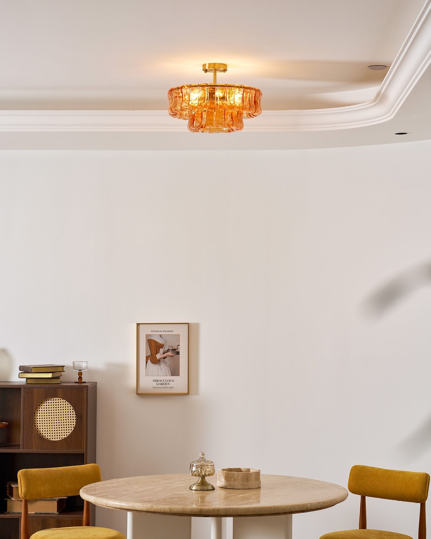 Plafoniera rotonda Lumezora