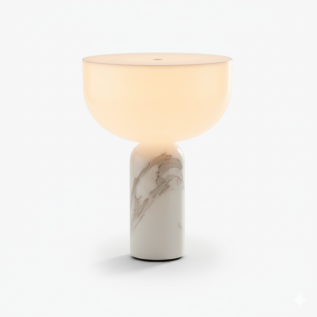 Lampada da tavolo in marmo Kelso