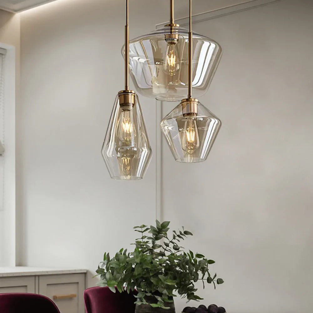 Lampada a sospensione a diamante Fenineno