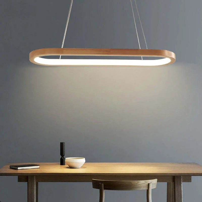 Lampada a sospensione ovale Zovela