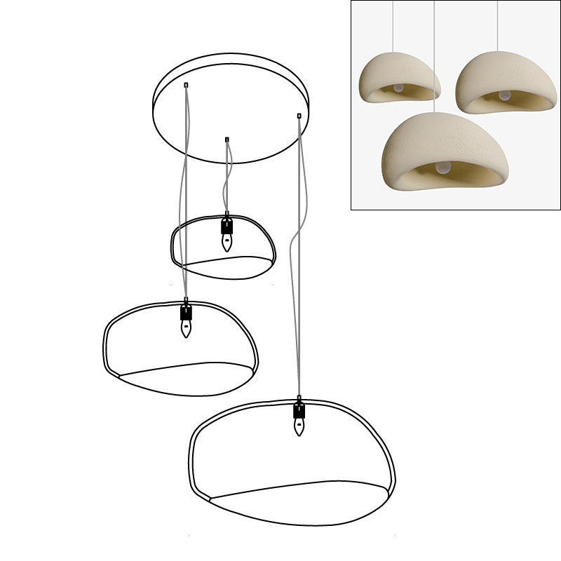 Lampadario organico Verenola