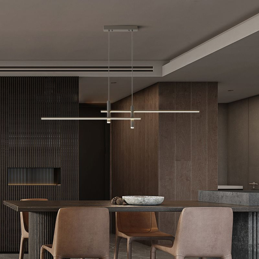 Lampada a sospensione lineare Terora