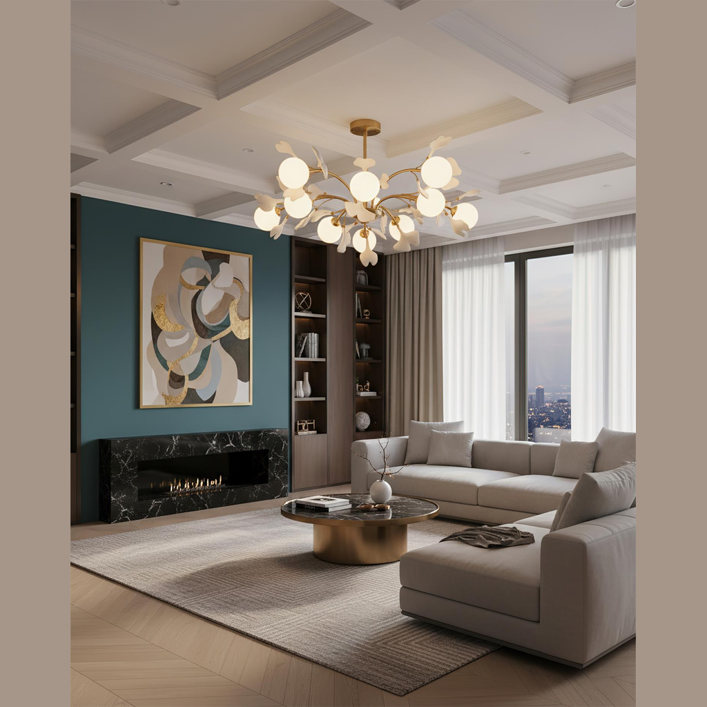 Lampadario Ginkgo Leiva