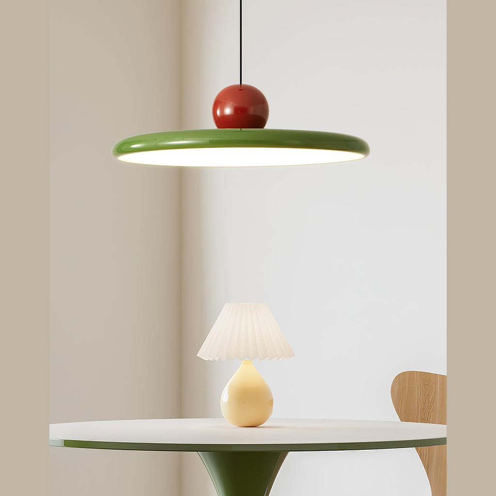 Lampada a sospensione rotonda Ororella