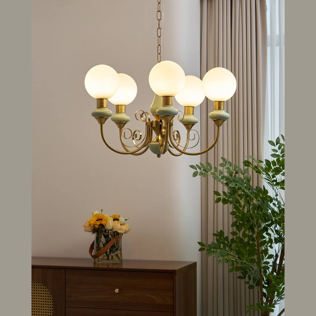 Lampadario a globo Feriva