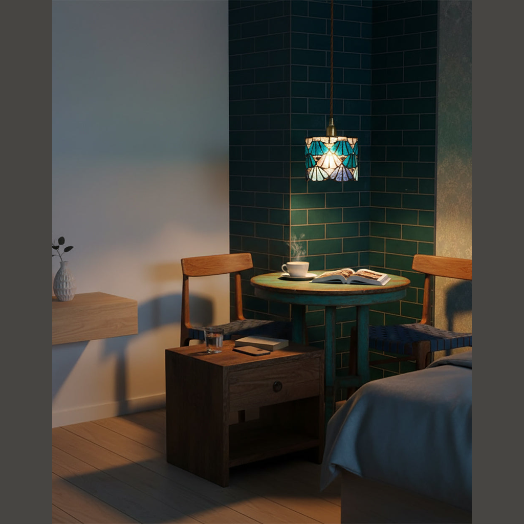 Lampada a sospensione vintage Loeriva