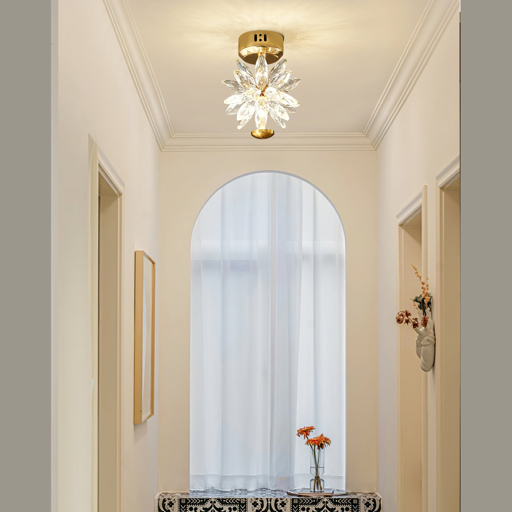 Plafonnier floral Taarelle
