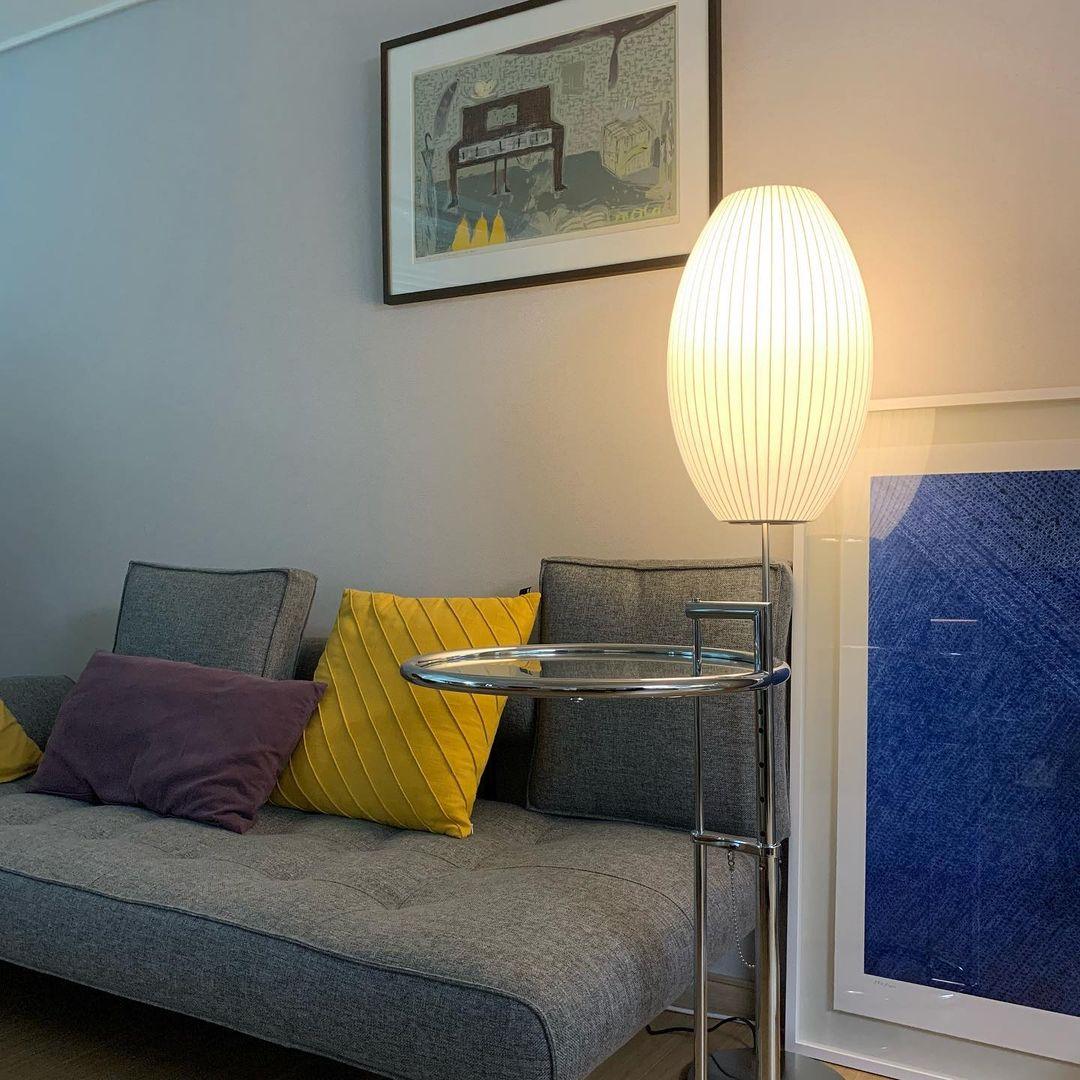 Faux Silk Bubble Table Lamp – detail 11