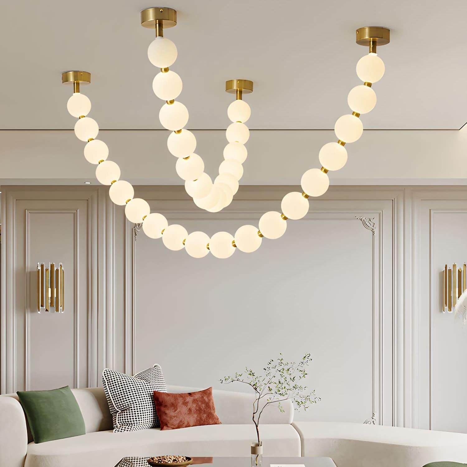 Lampadario a sfere Calonani