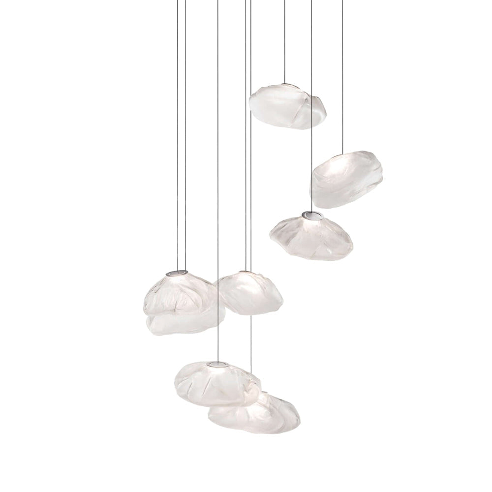 Lampada a sospensione scultorea Sileli