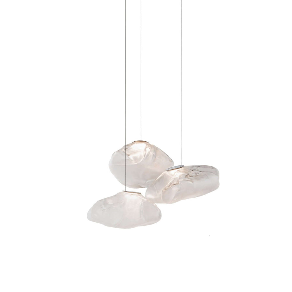 Lampada a sospensione scultorea Sileli