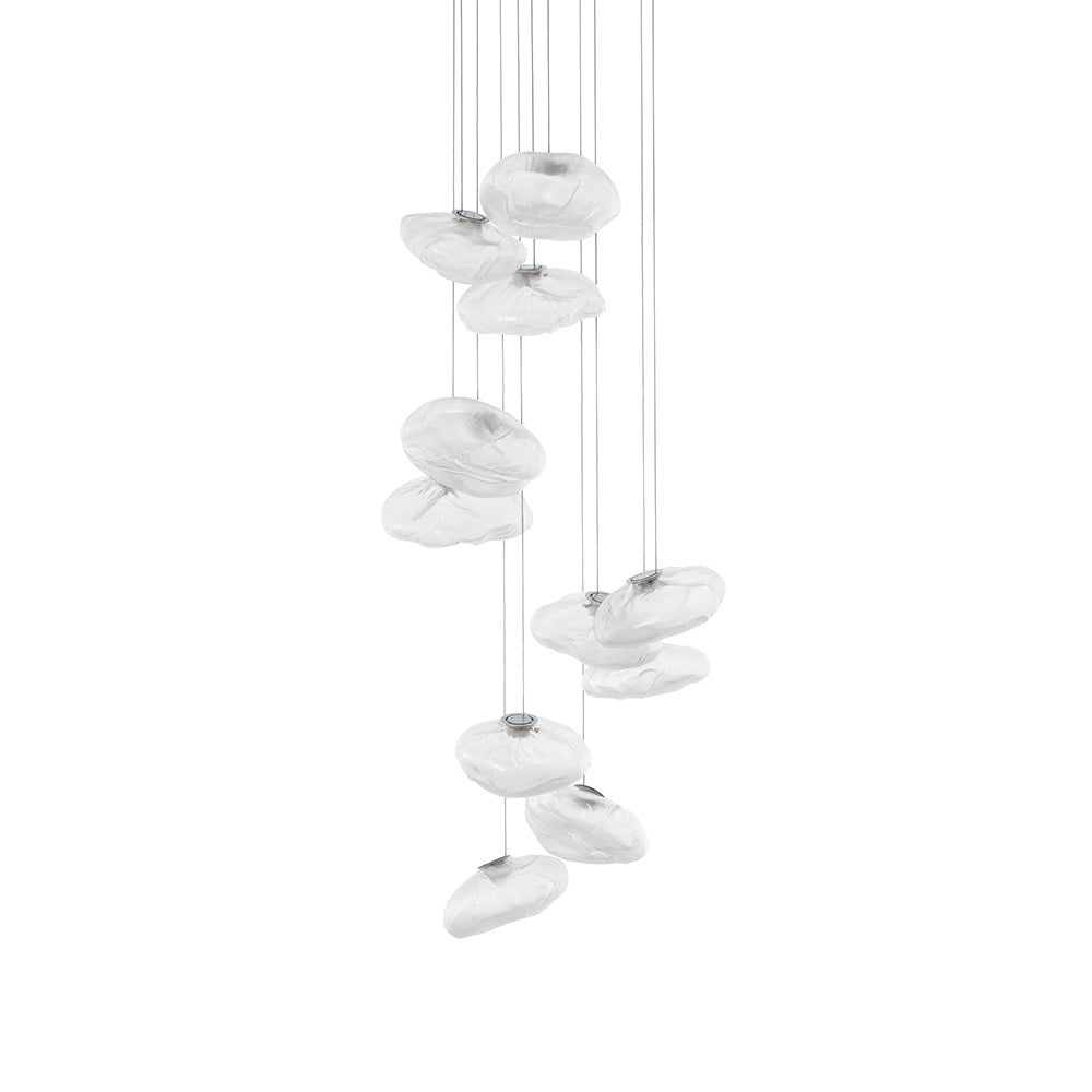 Lampada a sospensione scultorea Sileli