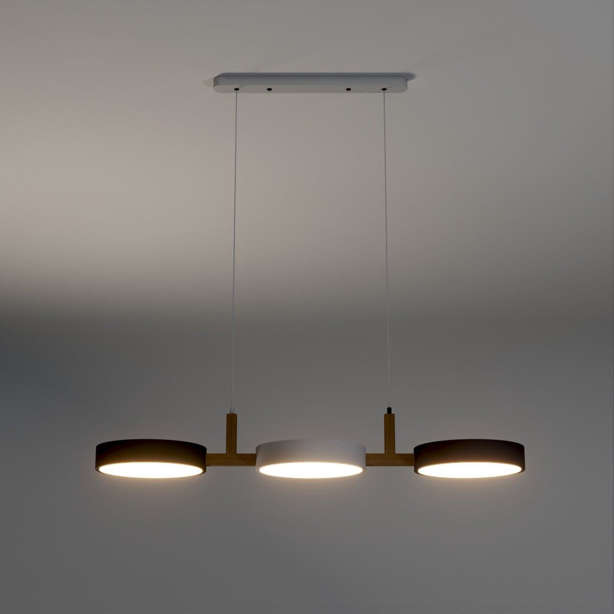 Lampada a sospensione tubolare Pelerie