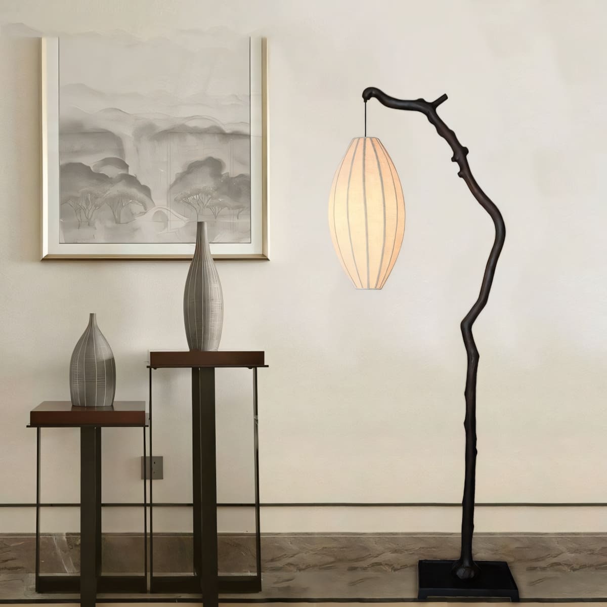 Lampada da terra ad albero Fiarre