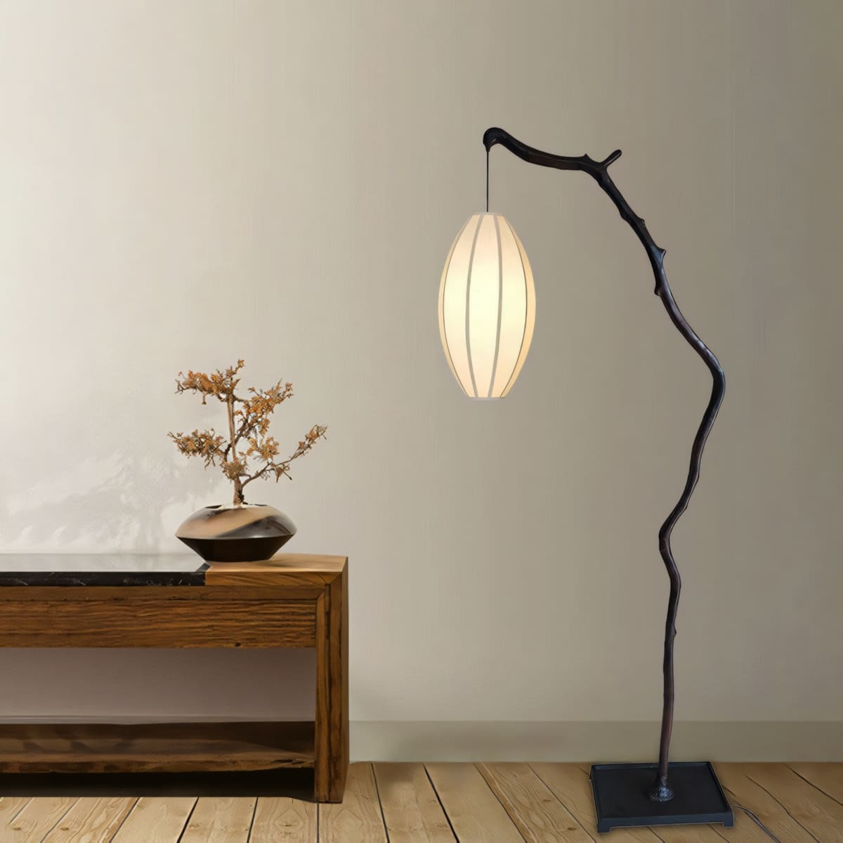 Lampada da terra ad albero Fiarre