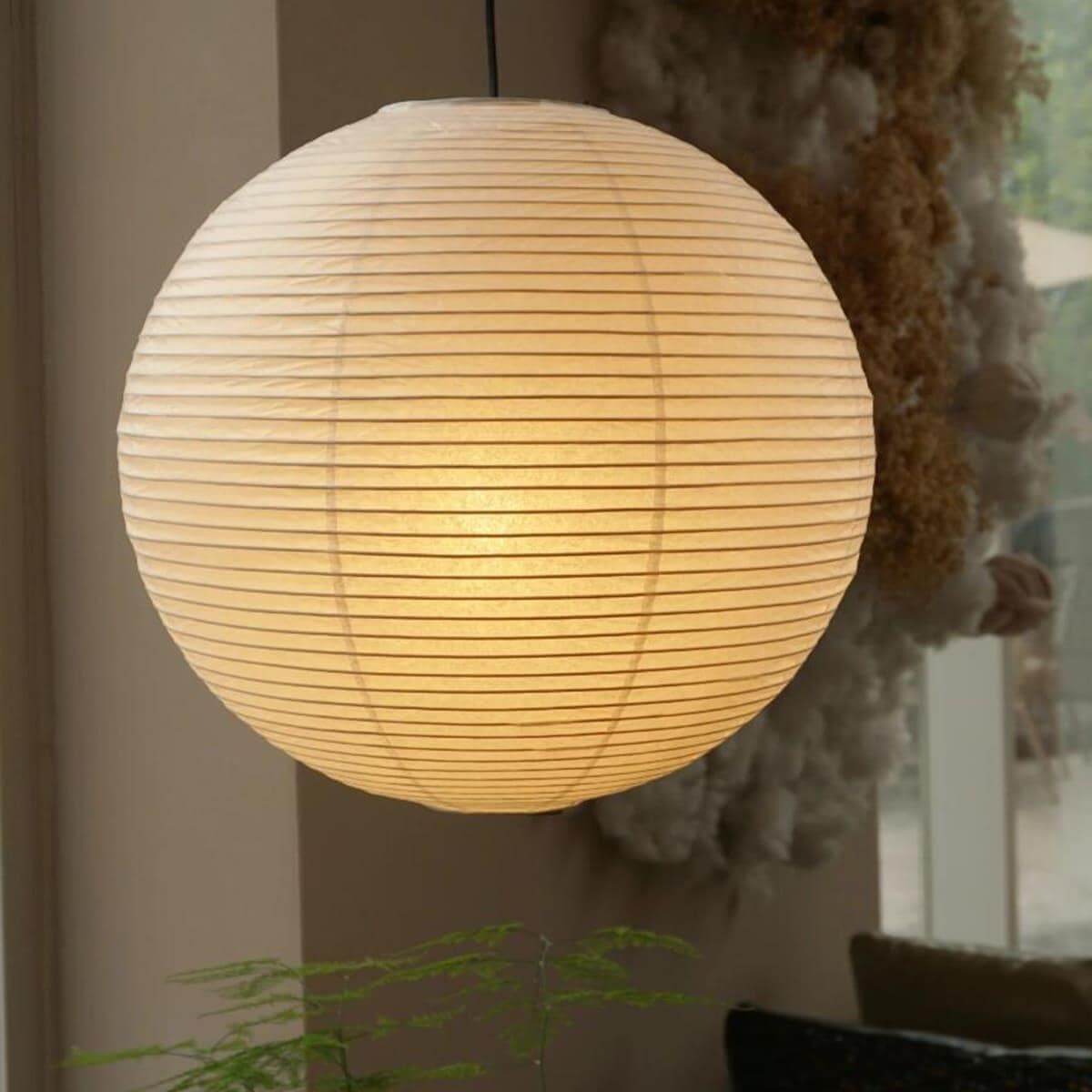 Lampada a sospensione globo Moleleno