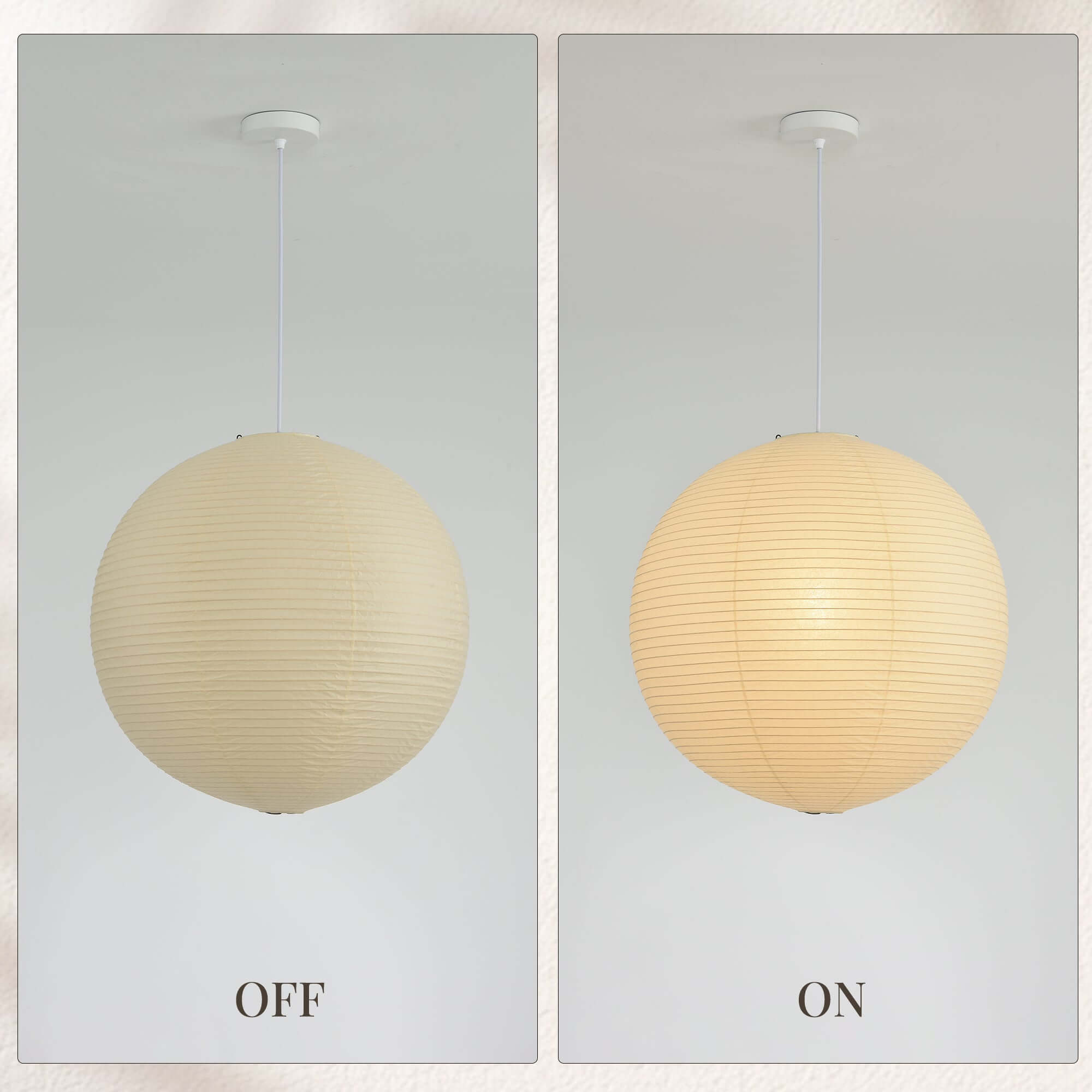 Lampada a sospensione globo Moleleno