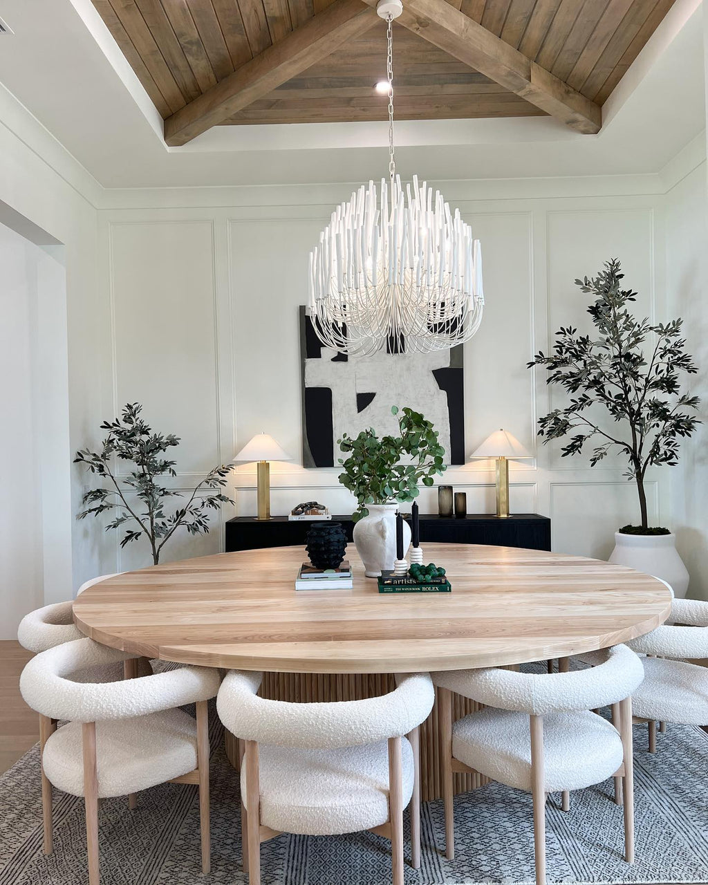 Lampadario rotondo Elanori